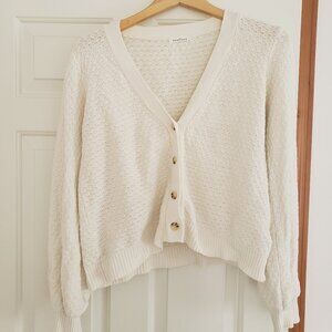 Cream Neuflora cardigan